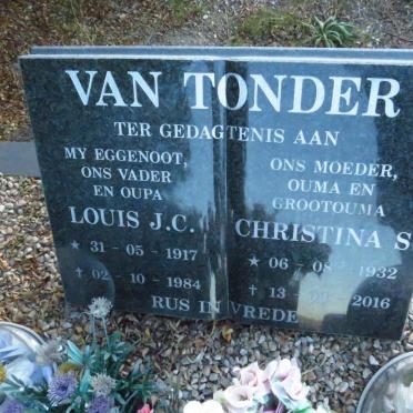 TONDER Louis J.C., van 1917-1984 & Christina S. 1932-2016