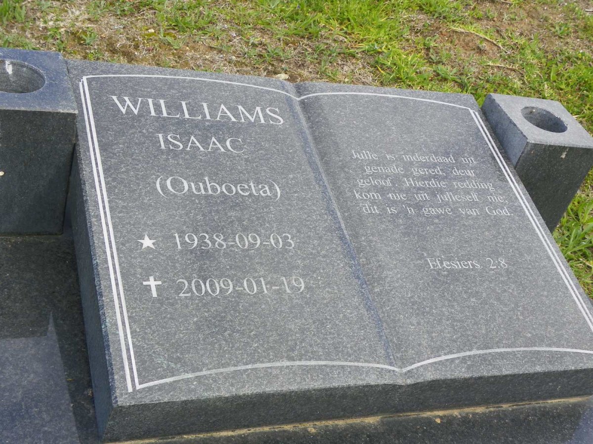 WILLIAMS Isaac 1938-2009