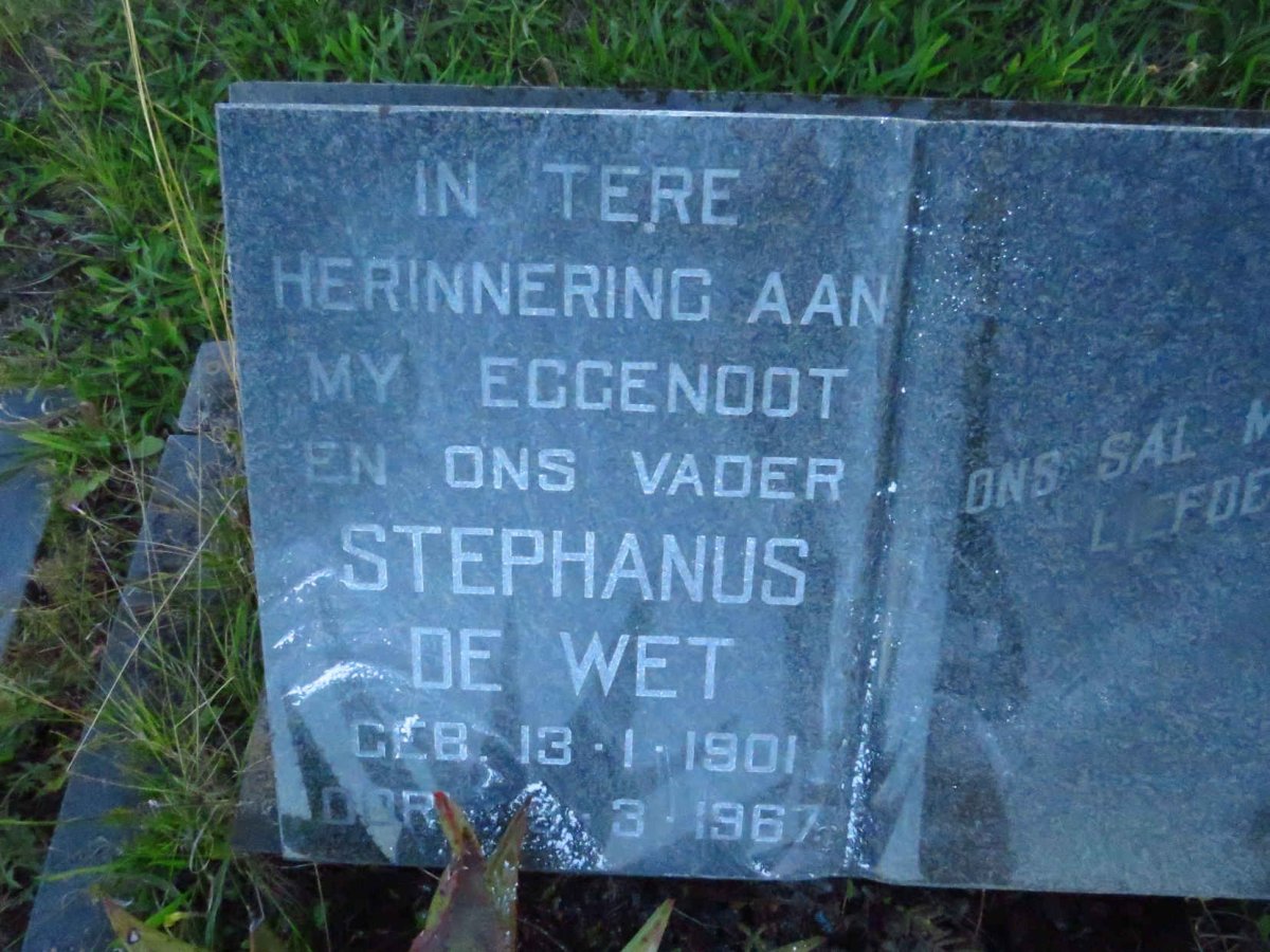 WET Stephanus, de 1901-1967