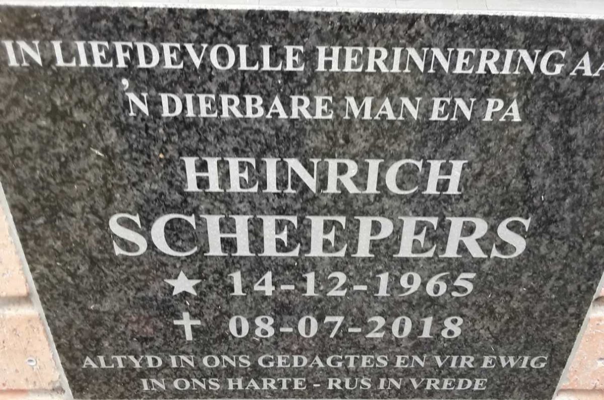SCHEEPERS Heinrich 1965-2018