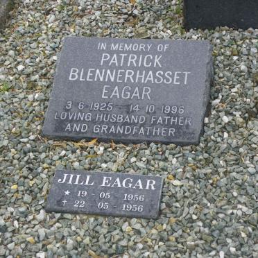EAGAR Patrick Blennerhasset 1925-1996 :: EAGAR Jill 1956-1956