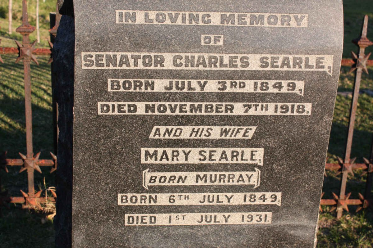 SEARLE Charles 1849-1918 &amp; Mary MURRAY 1849-1931