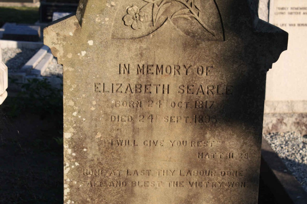 SEARLE Elizabeth 1817-1895