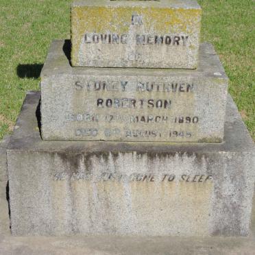 ROBERTSON Sydney Ruthven 1890-1945