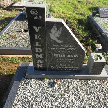 VELDMAN Peter John 1981-2007