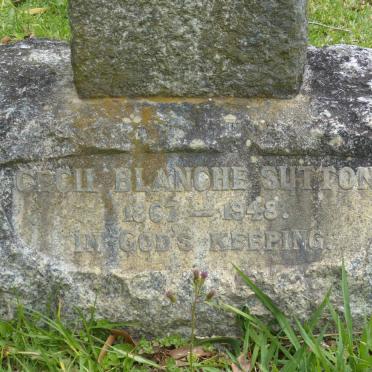 SUTTON Cecil Blanche 1867-1948