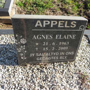 APPELS Agnes Elaine 1963-2009