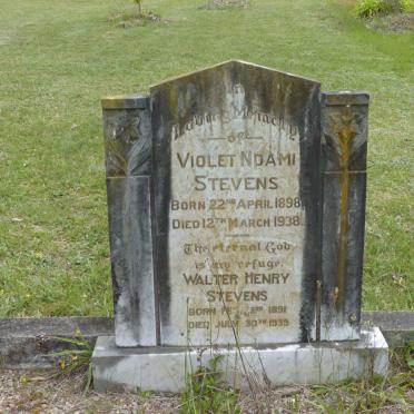 STEVENS Walter Henry 1891-1939 &amp; Violet Noami 1898-1938