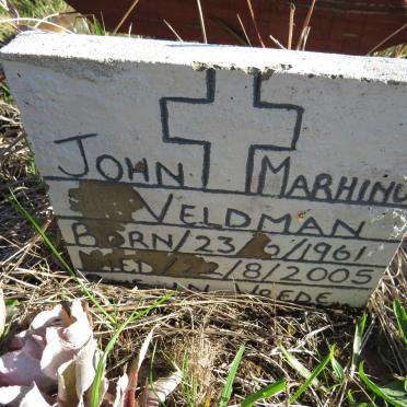 VELDMAN John Marhinus 1961-2005