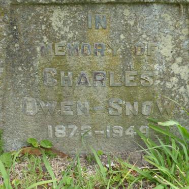 SNOW Charles, OWEN 1873-1949