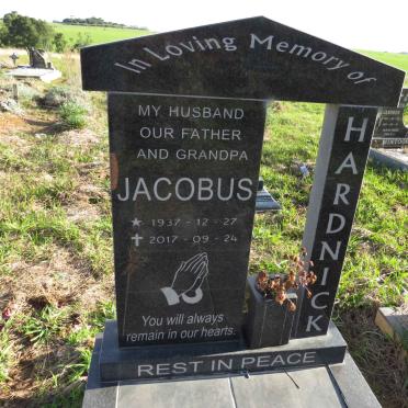 HARDNICK Jacobus 1937-2017