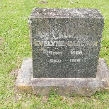 CARLSON Laura Evelyne 1868-1918