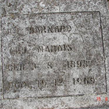 BARNARD M.L. 1898-1969