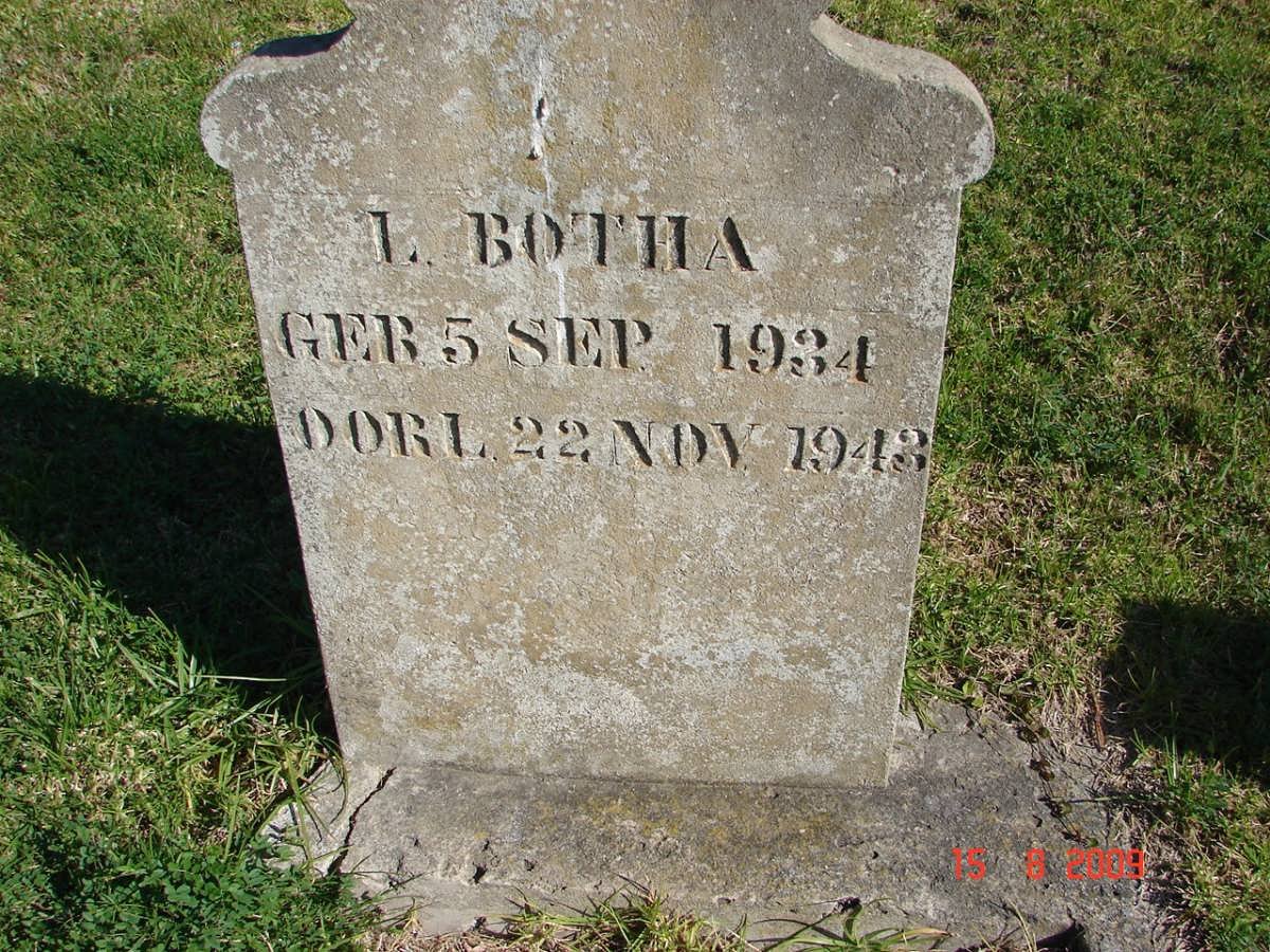 BOTHA L. 1934-1943