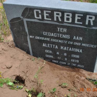 GERBER Aletta Katarina 1906-1970