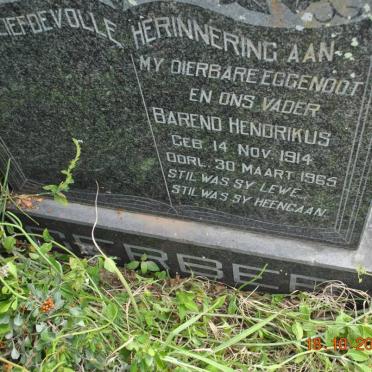 GERBER Barend Hendrikus 1914-1965