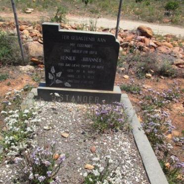 STANDER Renier Johannes 1887-1973