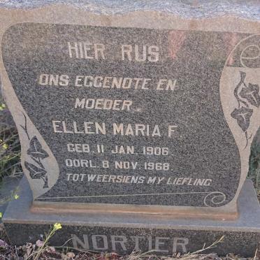 NORTIER Ellen Maria F. 1906-1968
