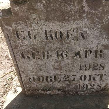 KOEN C.C. 1928-1928