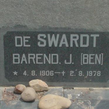 SWARDT Barend J., de 1906-1978