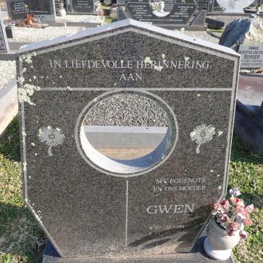 BARENDSE Gwen 1947-2007