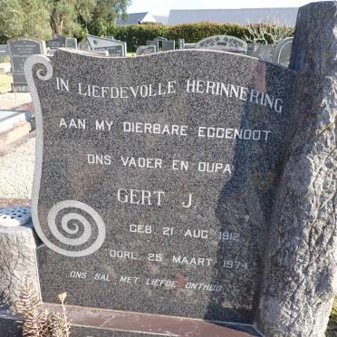GERBER Gert J. 1912-1974