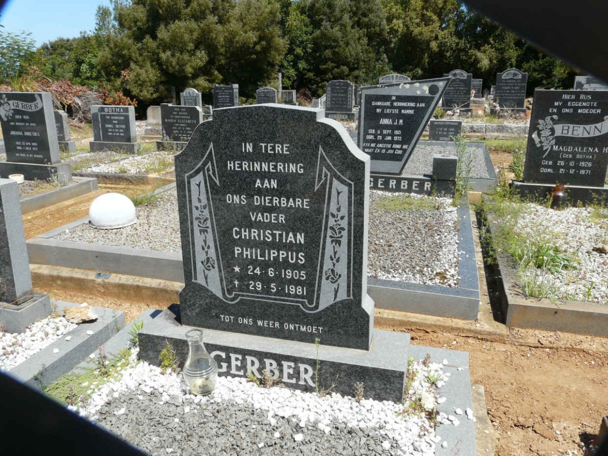 GERBER Christian Philippus 1905-1981
