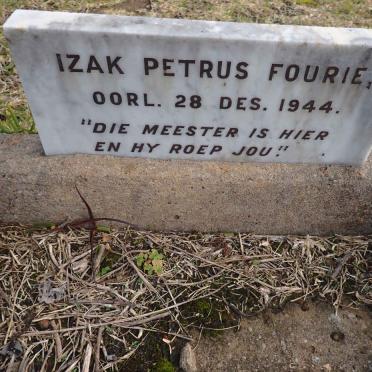 FOURIE Izak Petrus -1944