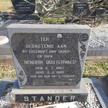 STANDER Hendrik Oosterwald 1907-1980