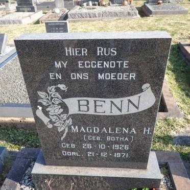 BENN Magdalena H. 1926-1971