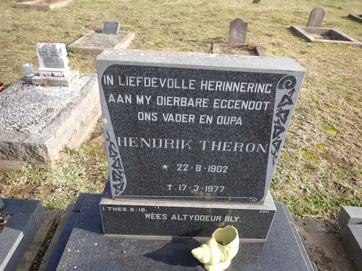 THERON Hendrik 1902-1977