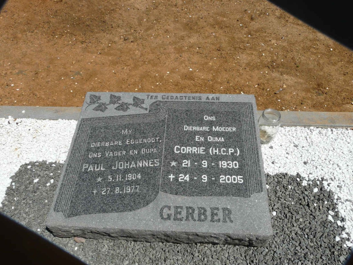 GERBER Paul Johannes 1904-1977 &amp; H.C.P. 1930-2005