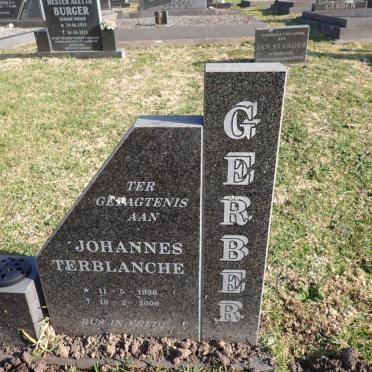 GERBER Johannes Terblanche 1936-2006