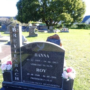 BREYTENBACH Roy 1948-2016 & Hanna 1955-2013