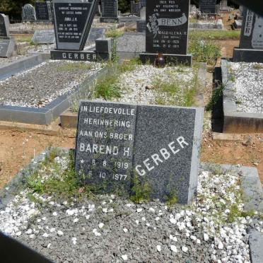 GERBER Barend H. 1919-1977