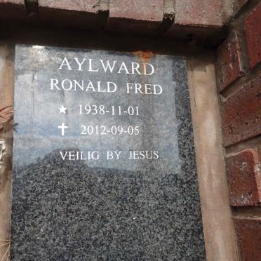 AYLWARD Ronald Fred 1938-2012