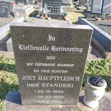 HAUPTFLEISCH Joey nee STANDER 1940-1999