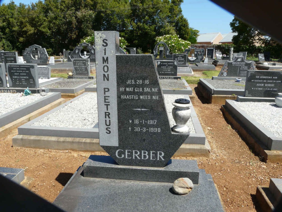 GERBER Simon Petrus 1917-1990