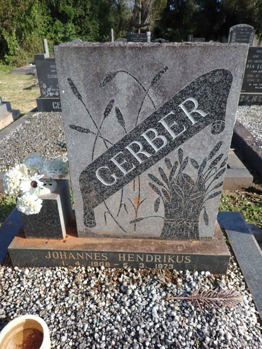GERBER Johannes Hendrikus 1908-1973