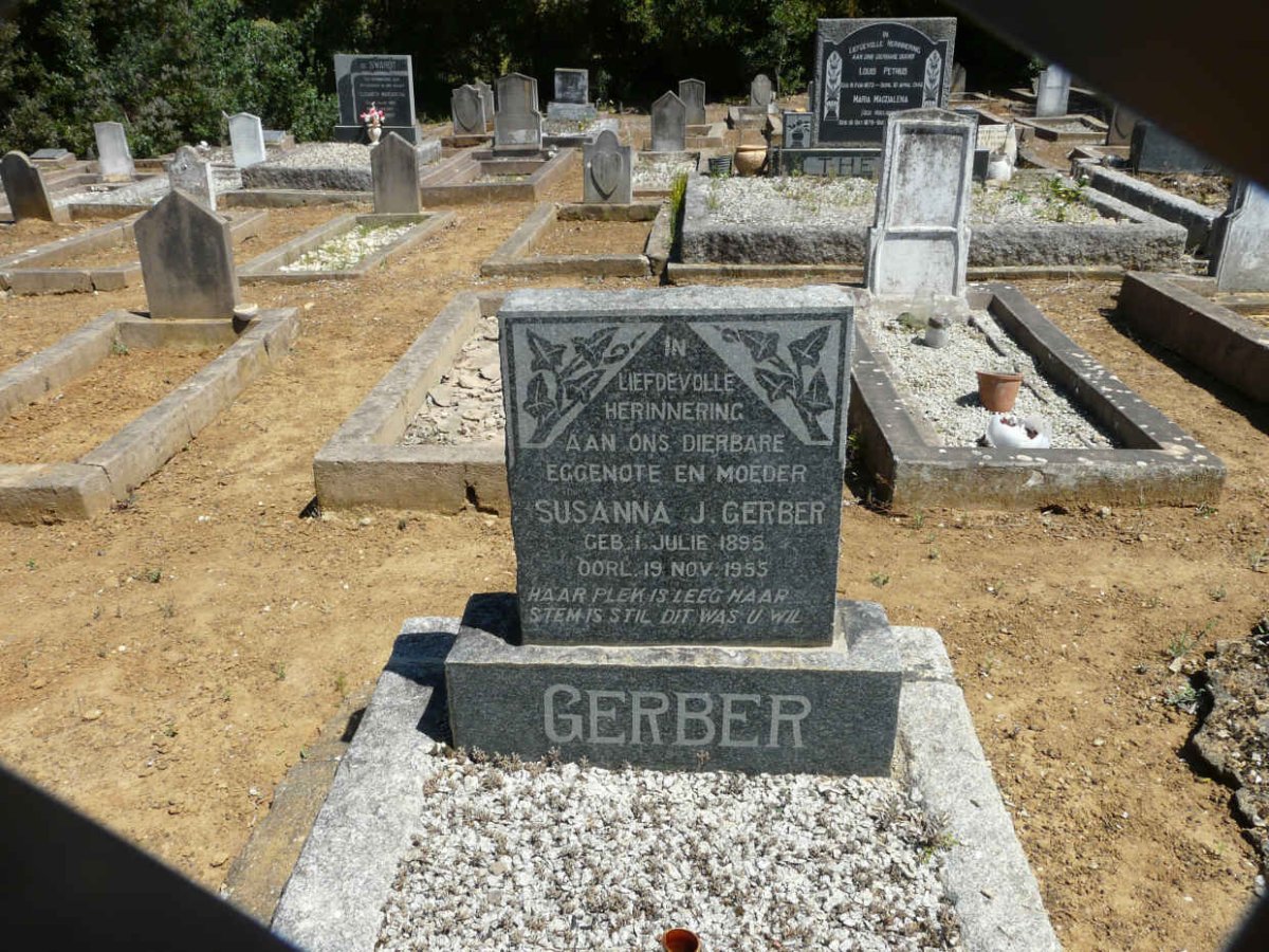 GERBER Susanna J. 1895-1955