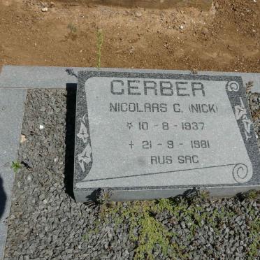 GERBER Nicolaas C. 1937-1981