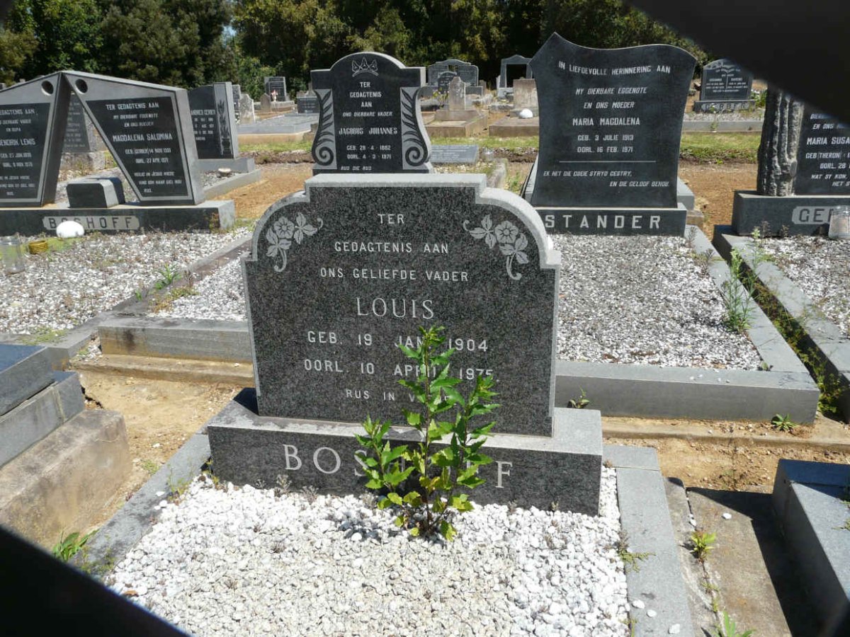 BOSHOFF Louis 1904-1975