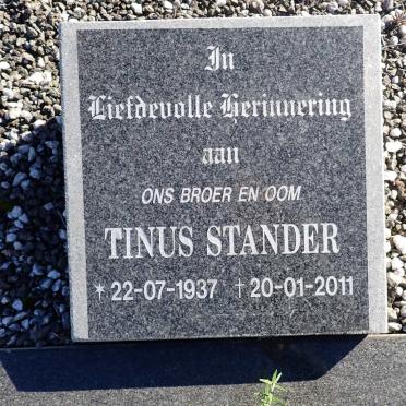 STANDER Tinus 1937-2011