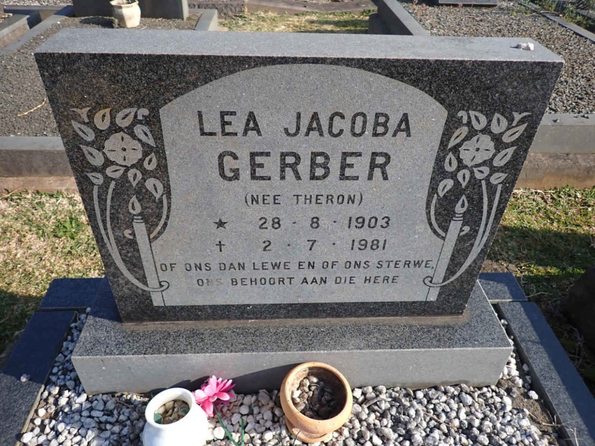 GERBER Lea Jacoba 1903-1981