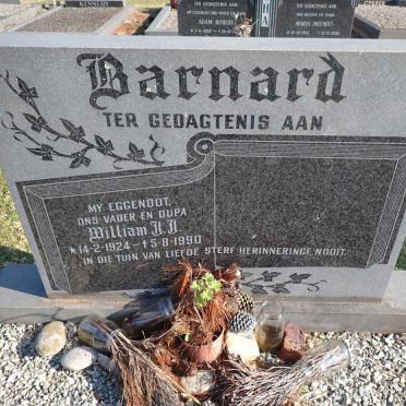 BARNARD William 1924-1990