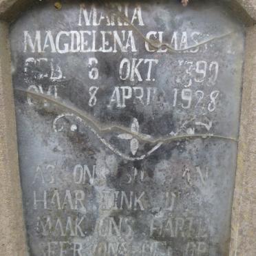 CLAASSEN Maria Magdelena 1890-1928