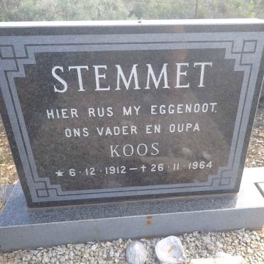 STEMMET Koos 1912-1964