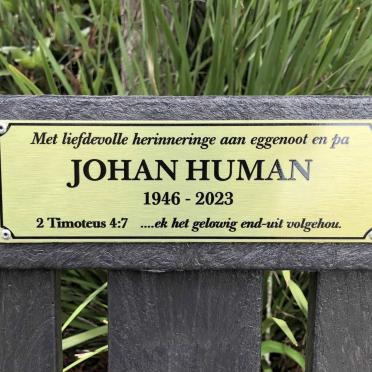 HUMAN Johan 1946-2023