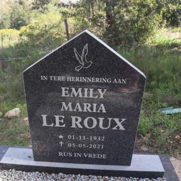 ROUX Emily Maria, le 1932-2021 
