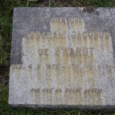 SWARDT Abraham Jacobus, de 1872-1944
